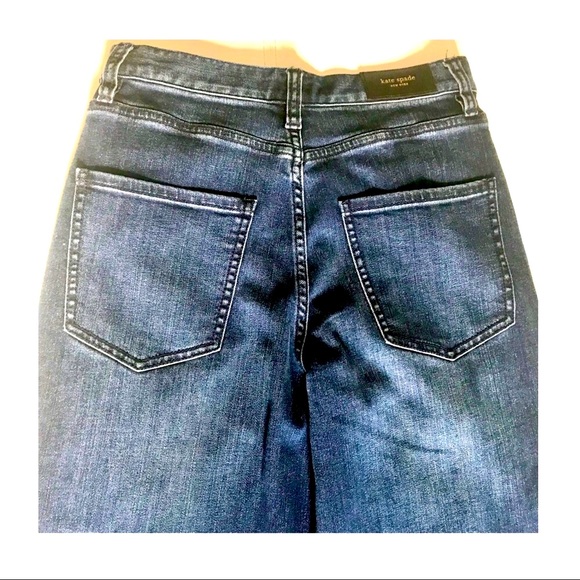 NWT Kate Spade Wide Leg Broome Street Jeans Sz 24 - Picture 8 of 13